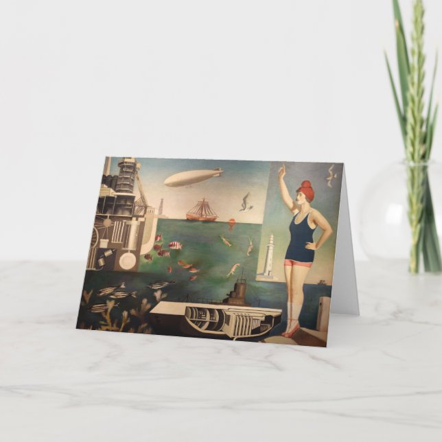 Cartão Mar de Koga Harue (Frente)