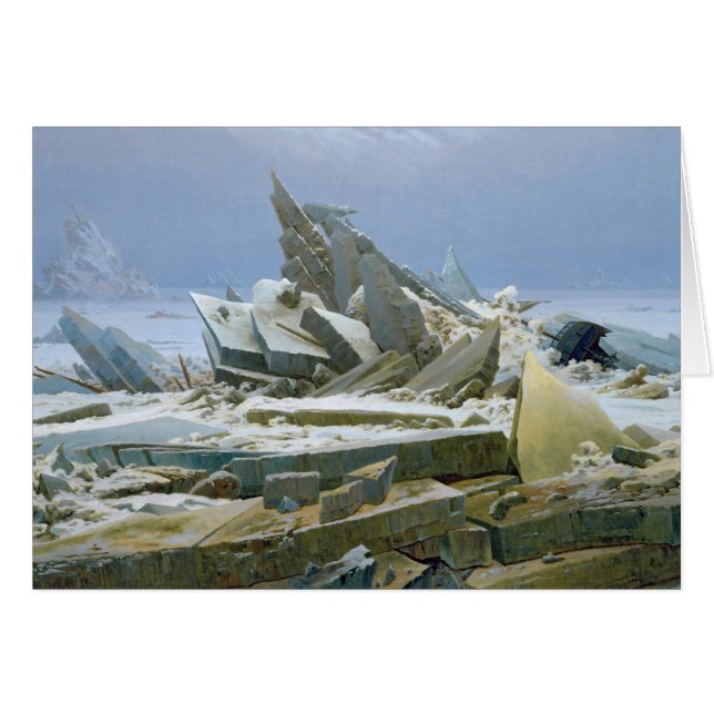 Cartão Mar Polar, 1824 (Frente Horizontal)