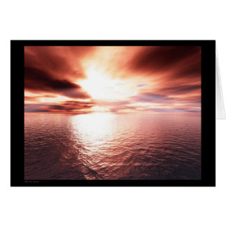 Cartão Mar Vermelho (cartão)