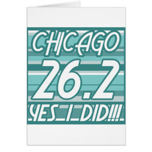 Cartão Maratona de Chicago