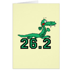 Cartão maratona do jacaré