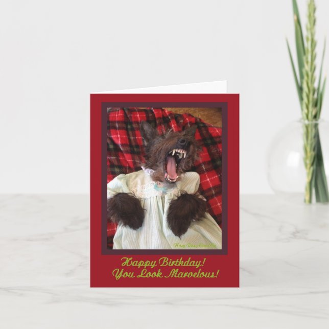 Cartão Maravilhoso Aniversário (Frente)