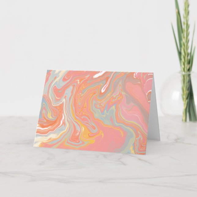 Cartão Marble Art (Frente)