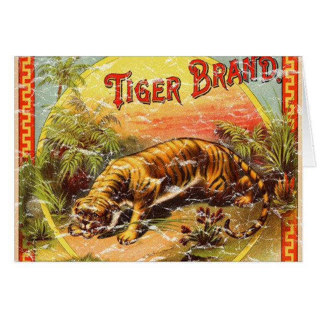 Cartão Marca de Tigre - angustiada (Frente Horizontal)