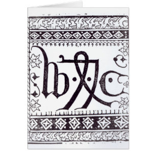 Cartão Marca do impressão de William Caxton