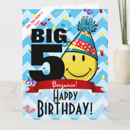 Cartão Marcha Gigante Marcha Feliz Aniversário Sorrindo G