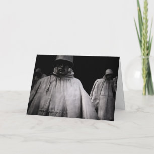 Cartão marching soldiers : happy veteran's day