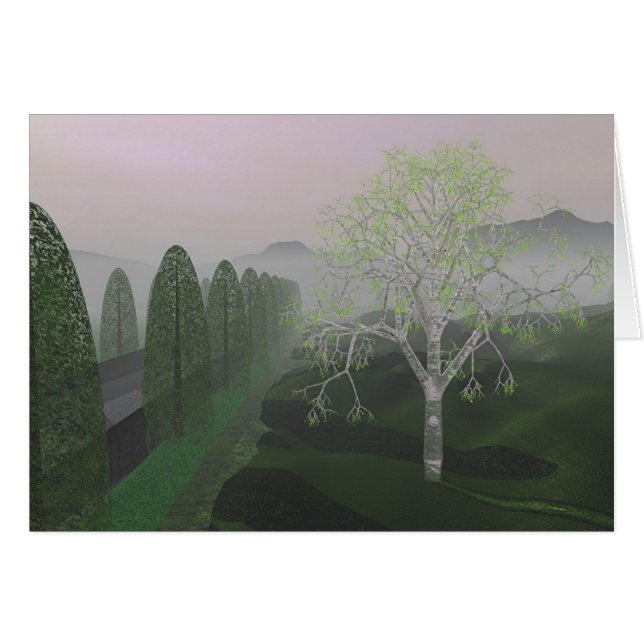 Cartão Março (Frente Horizontal)