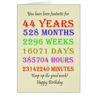 Marcos de 44 Birthday