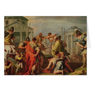 Cartão Marcus Furius Camillus e Brennus