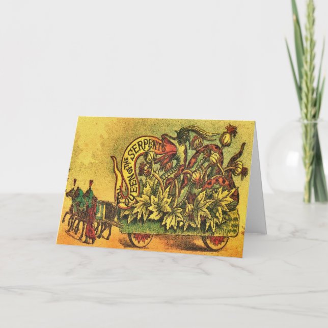 Cartão Mardi Gras Float 2 (Frente)