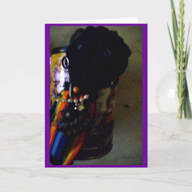 Cartão Mardi Gras Saudação (Frente)