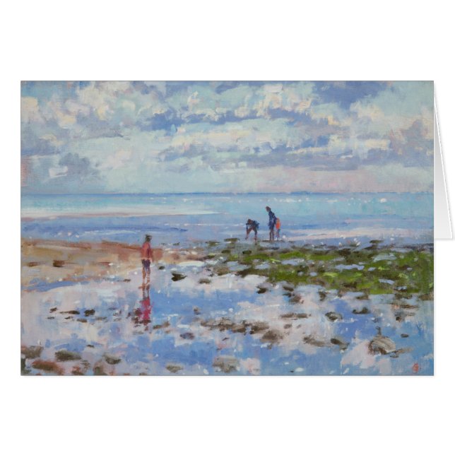 Cartão Maré baixa Charmouth 2012 (Frente Horizontal)