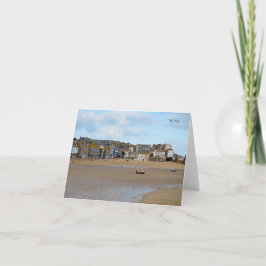 Cartão Marés para fora St Ives Cornualha Inglaterra