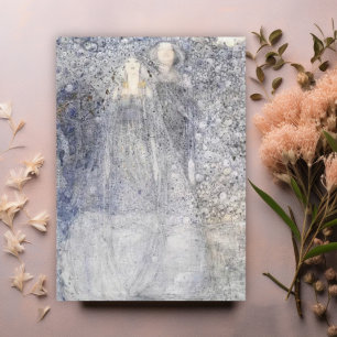 Cartão Margaret MacDonald Mackintosh Maçãs Prateadas 