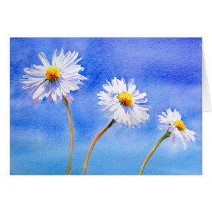 Cartão Margarida da margarida