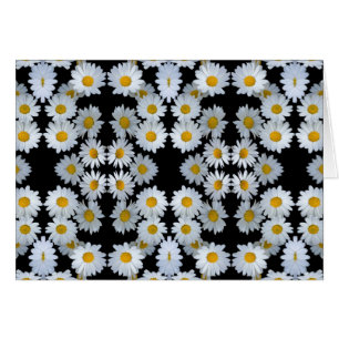 Cartão Margarida negra dos anos 90