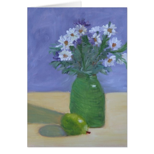 Cartão Margaridas diárias (Frente)