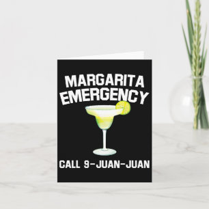 Cartão Margarita Emergência Mexicana Festa Divertida Cinc