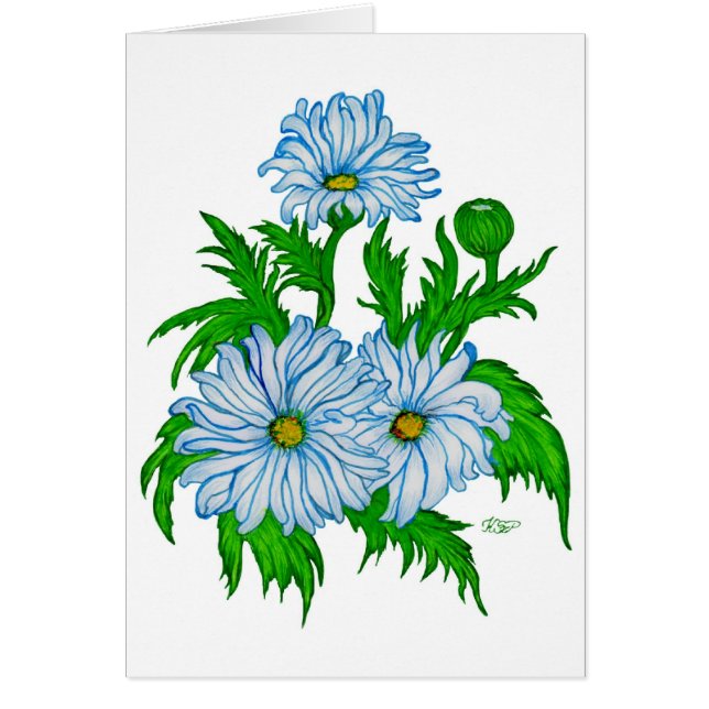 Cartão Margeriten Blume (Frente)