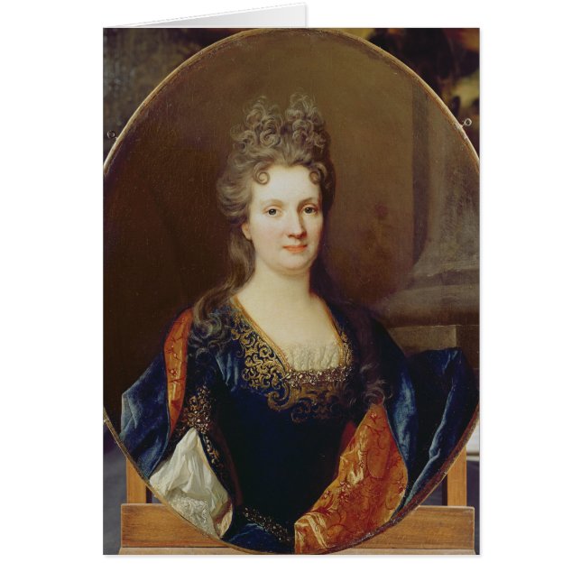 Cartão Marguerite Arouet de Marie, c.1700 (Frente)