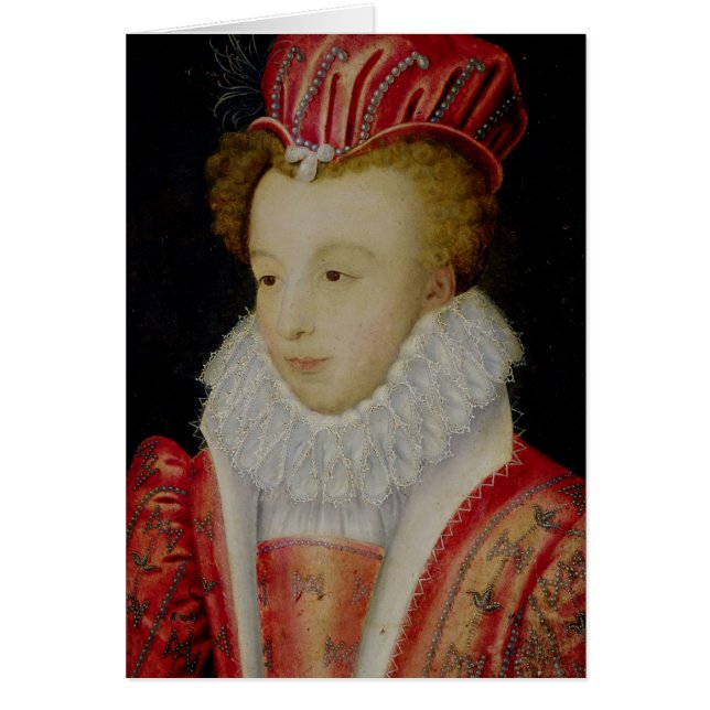 Cartão Marguerite de Valois c.1572 (Frente)
