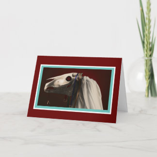 Cartão Mari Lwyd Holiday