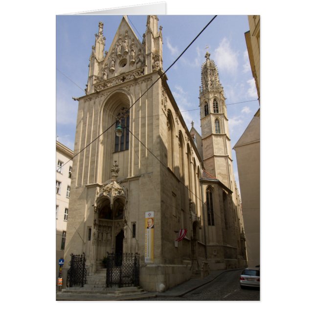 Cartão Maria Am Gora, Viena Áustria (Frente)