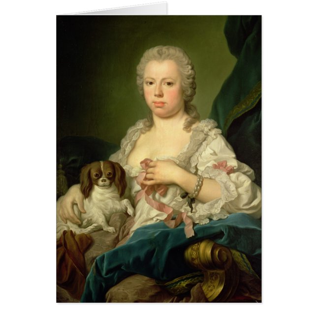 Cartão Maria-Barbara de Braganza (Frente)