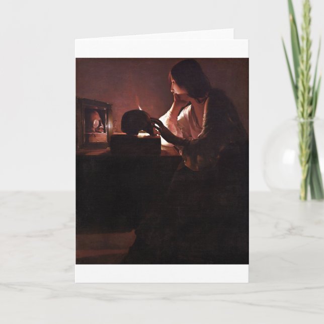 Cartão Maria Lamenta, La Tour (Frente)