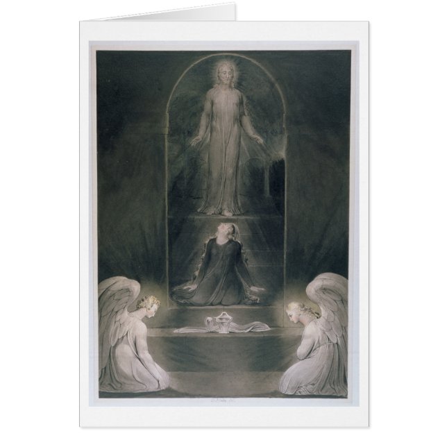 Cartão Maria Madalena no Sepulchre, c.1805 (w/c e p (Frente)