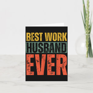 Cartão Marido do Trabalho Colega de Trabalho Co Design