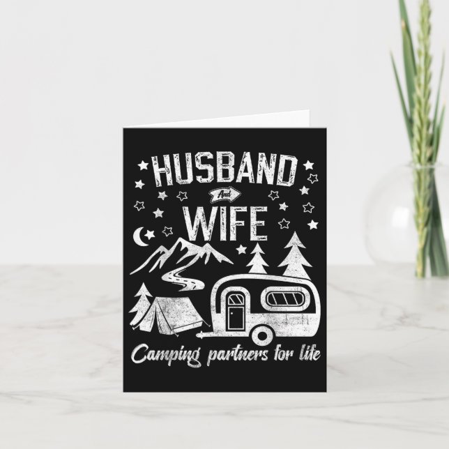 Cartão Marido E Parceiros De Campanha Para A Vida Engraça (Frente)