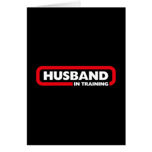 Cartão Marido no treinamento