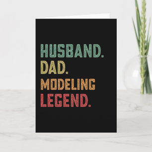 Cartão Marido Pai Lenda da Modelagem Modelagem