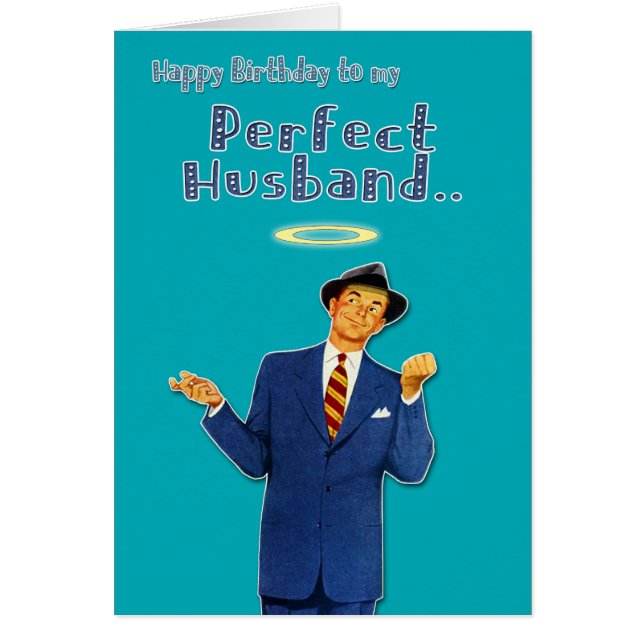 Cartão Marido perfeito (Frente)