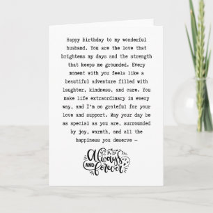 Cartão Marido romântico