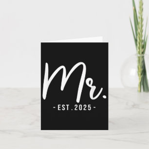 Cartão Marido Sr. Est 2025 Casado Partido Bridal B