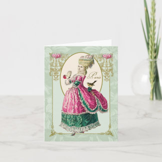 Cartão Marie Antoinette