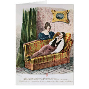 Cartão Marie Dorval no papel do d'Hervey de Adele