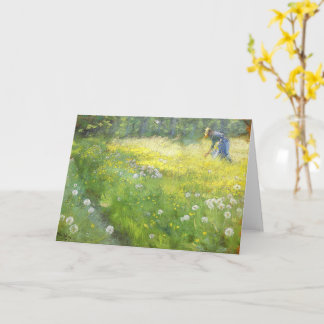 Cartão Marie Krøyer no Jardim em Skagen-PS Kroyer