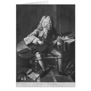 Cartão Marin Marais, 1704