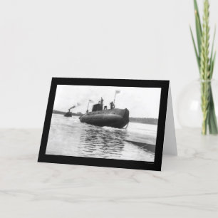 Cartão Marinho de lançamento submarino 1909