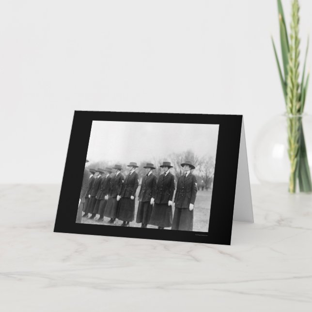 Cartão MARINHO dos EUA Lady Lineup 1912 (Frente)