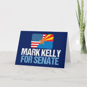 Cartão Mark Kelly para Senado Eleição Arizona 2022