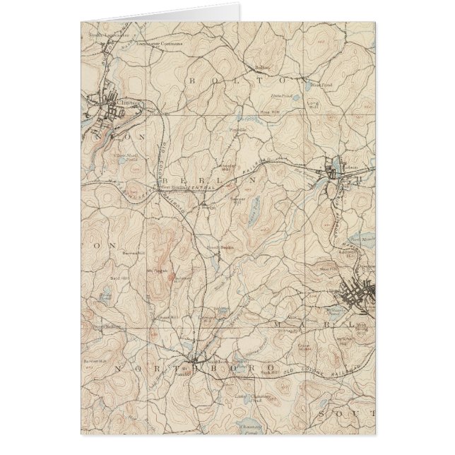 Cartão Marlboro, Massachusetts (Frente)