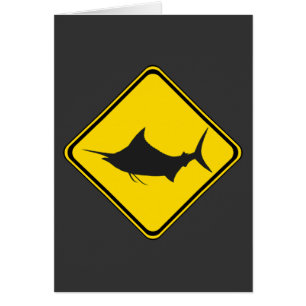 Cartão Marlin Azul Cruzando!