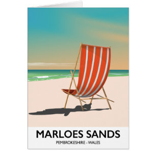 Cartão marloes areias pembrokeshire wales