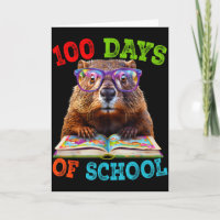Marmota Engraçada 100º Dia De Aula Professor Jardi