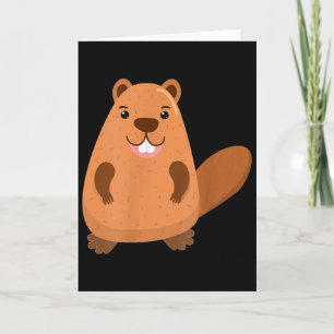 Cartão Marmotas Engraçadas Marmotas Esquilo Marmota